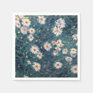 Gustave Caillebotte - Bed of Daisies, Detail Servet