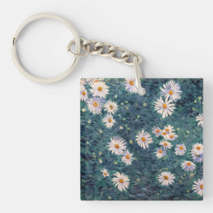 Gustave Caillebotte - Bed of Daisies, Detail Sleutelhanger