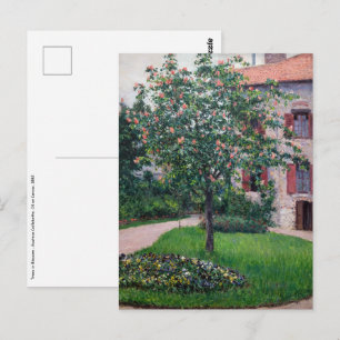 Gustave Caillebotte - Bomen in Bloei Briefkaart