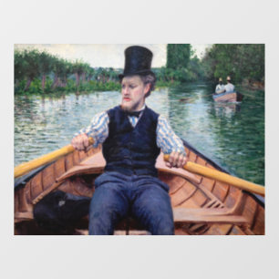 Gustave Caillebotte - Bootpartij Raamsticker