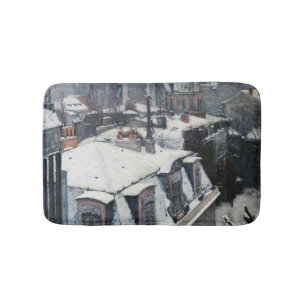 Gustave Caillebotte - Daken in de Sneeuw Badmat