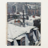 Gustave Caillebotte - Dakpannen in de sneeuw Planner (Voorkant)