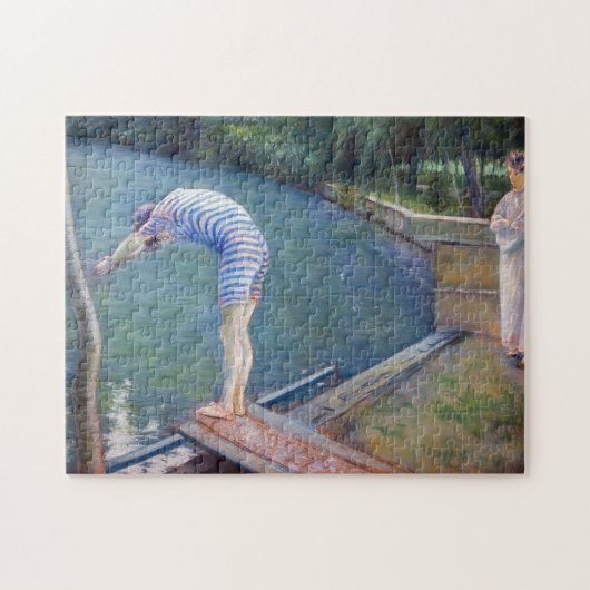 Gustave Caillebotte - De Bader / De Duiker Legpuzzel (Horizontaal)