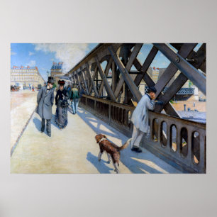 Gustave Caillebotte - De Europese Brug Poster