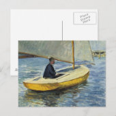 Gustave Caillebotte - De Gele Boat Briefkaart (Voorkant / Achterkant)