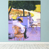 Gustave Caillebotte - De Oranje bomen Canvas Afdruk (Insitu (Houten vloer))