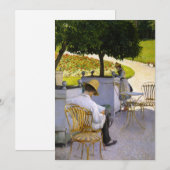 Gustave Caillebotte - De Oranje bomen Kaart (Voorkant / Achterkant)