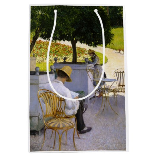 Gustave Caillebotte - De Oranje bomen Medium Cadeauzakje (Voorkant)