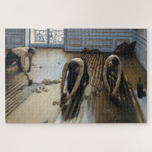 Gustave Caillebotte - De parketkrabbers Legpuzzel (Horizontaal)