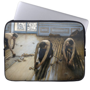 Gustave Caillebotte - De parketwerkers Laptop Sleeve