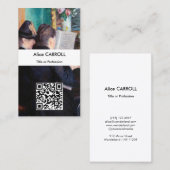 Gustave Caillebotte - De Pianoles - QR Code Visitekaartje (Voorkant / Achterkant)