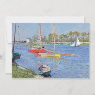 Gustave Caillebotte - De Seine bij Argenteuil Kaart