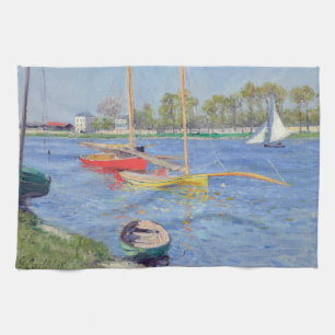 Gustave Caillebotte - De Seine bij Argenteuil Theedoek