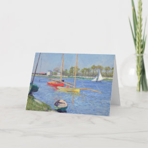 Gustave Caillebotte - De Seine in Argenteuil Kaart