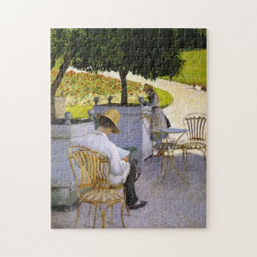 Gustave Caillebotte - De Sinaasappelbomen Legpuzzel (Verticaal)