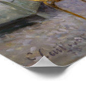 Gustave Caillebotte - De Sinaasappelbomen Poster (Hoek)