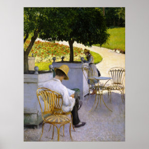 Gustave Caillebotte - De Sinaasappelbomen Poster