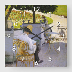 Gustave Caillebotte - De Sinaasappelbomen Vierkante Klok