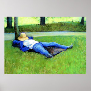 Gustave Caillebotte - De Slaap, Poster