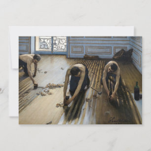 Gustave Caillebotte - De vloerschrapers Bedankkaart