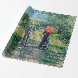 Gustave Caillebotte - De weg omhoog Cadeaupapier