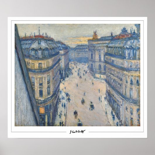 Gustave Caillebotte Fine Art #289 Poster (Voorkant)