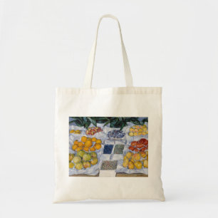 Gustave Caillebotte - Fruit op een kraam uitgestal Tote Bag