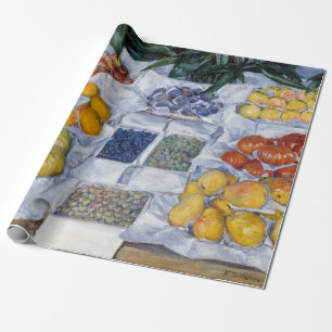 Gustave Caillebotte - Fruit op een standaard tento Cadeaupapier