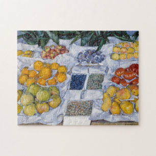 Gustave Caillebotte - Fruit tentoongesteld op een  Legpuzzel