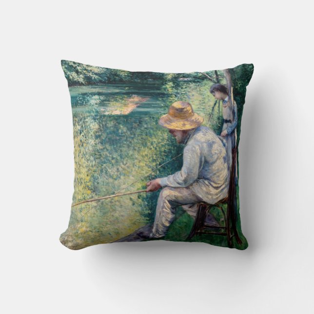 Gustave Caillebotte - Hengelen Kussen (Voorkant)