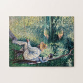 Gustave Caillebotte - Hengelen Legpuzzel (Horizontaal)
