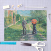 Gustave Caillebotte - Het bergpad Tissuepapier (Craft)