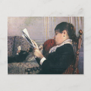 Gustave Caillebotte- Interior, Women Reading Briefkaart