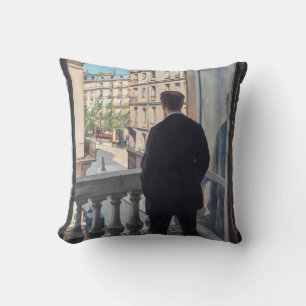Gustave Caillebotte - Jongeman bij zijn raam Kussen