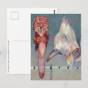 Gustave Caillebotte - Kalfskop en ossentong Briefkaart