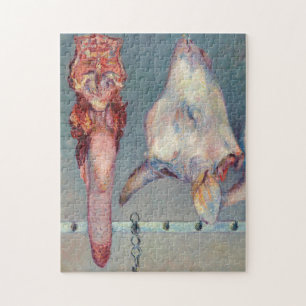 Gustave Caillebotte - Kalfskop en ossetong Legpuzzel