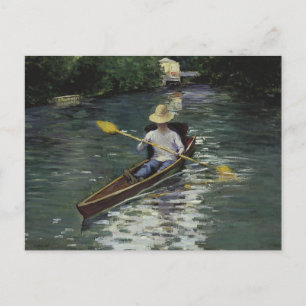 Gustave Caillebotte - Kano op Yerres Briefkaart