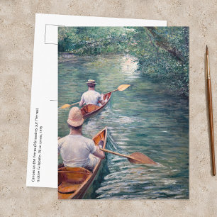 Gustave Caillebotte - Kano's op de Yerres Briefkaart