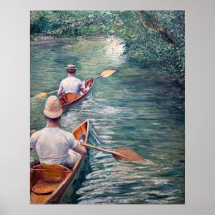 Gustave Caillebotte - Kano's op de Yerres Poster
