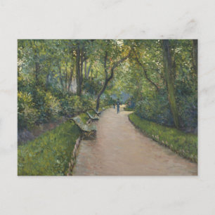 Gustave Caillebotte - Le Parc Monceau Briefkaart