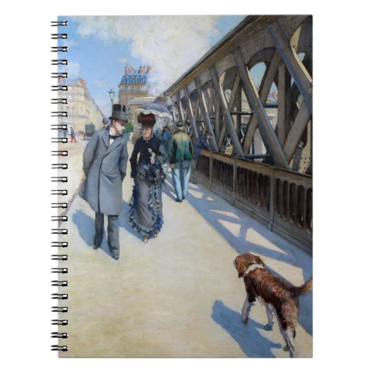 Gustave Caillebotte - Le Pont de l'Europe Notitieboek (Voorkant)