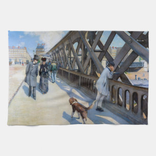 Gustave Caillebotte - Le Pont de l'Europe Theedoek