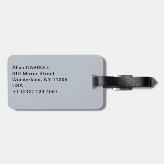 Gustave Caillebotte - Man bij het Venster Bagagelabel (Achterkant horizontaal)