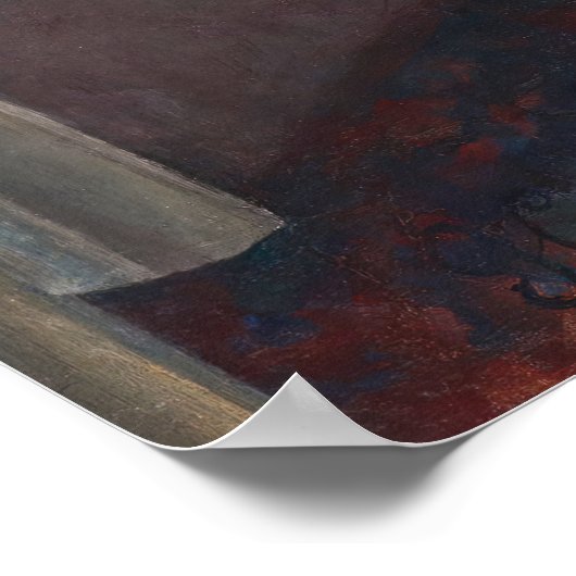 Gustave Caillebotte - Man bij het Venster Poster (Hoek)