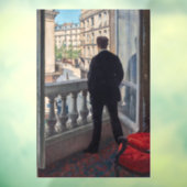 Gustave Caillebotte - Man bij het Venster Raamsticker (Vel 3)