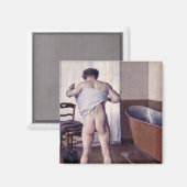 Gustave Caillebotte - Man bij zijn bad Magneet (Voorkant / Achterkant)