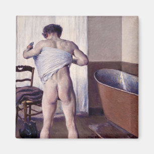 Gustave Caillebotte - Man bij zijn bad Magneet