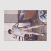 Gustave Caillebotte - Man bij zijn Bath Tissuepapier (Voorkant)