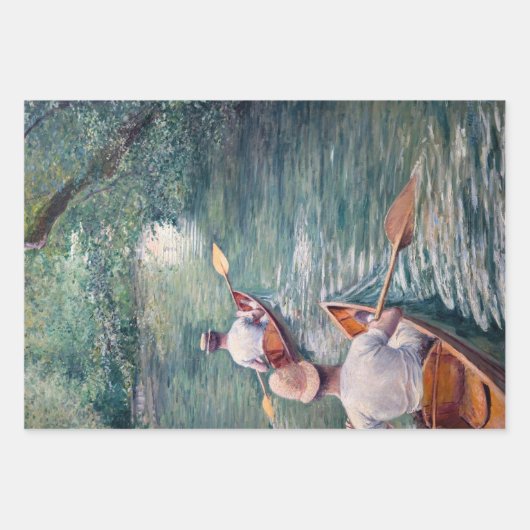 Gustave Caillebotte - Masterstuks Selection Inpakpapier Vel (Voorkant)