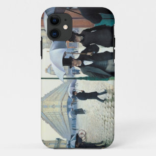 Gustave Caillebotte Parijse straat op een regenach iPhone 11 Hoesje